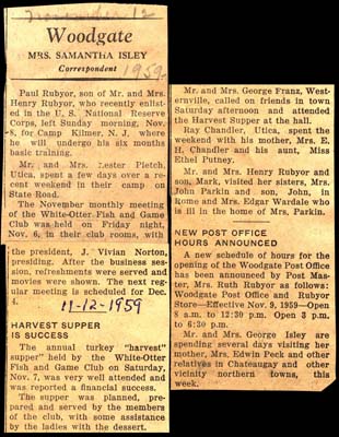 woodgate news november 12 1959