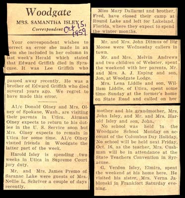 woodgate news october 15 1959