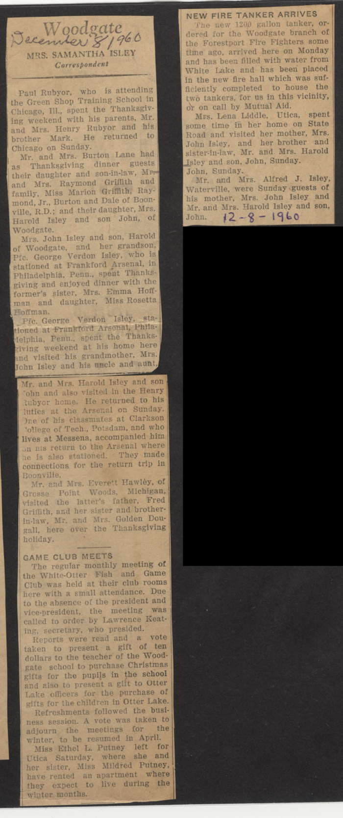 woodgate news boonville herald december8 1960