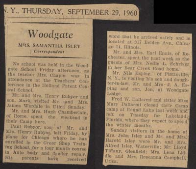 woodgate news boonville herald september29 1960