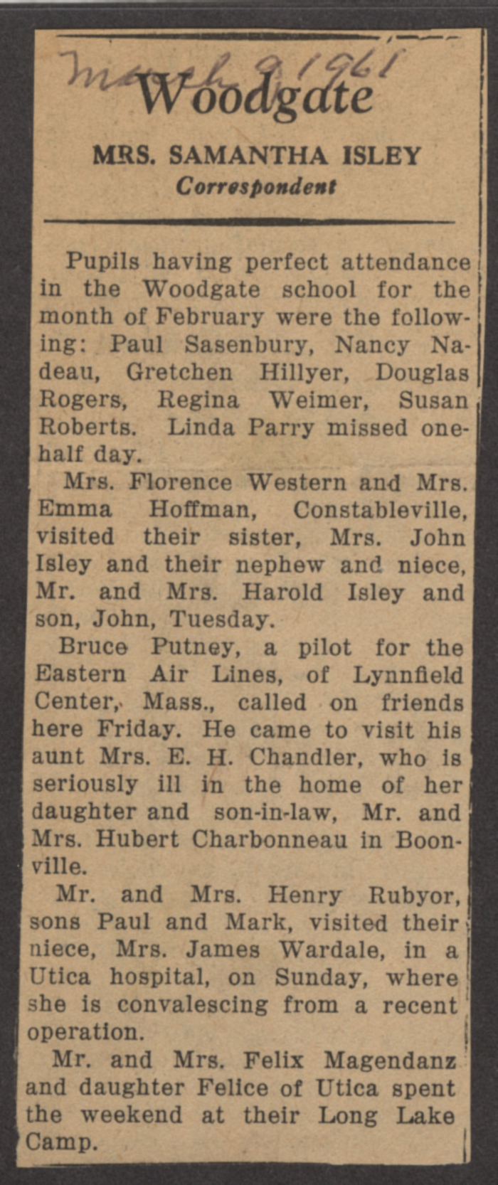 woodgate news boonville herald march9 1961