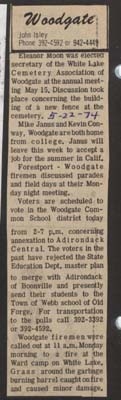 woodgate news may22 1974