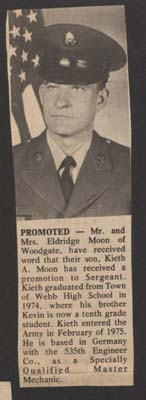 keith a moon promoted to sergeant