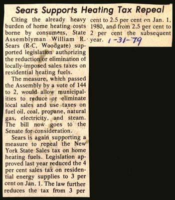 sears supports heating tax repeal january 31 1979