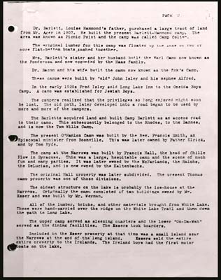 little long lake campers assoc 1st annual meeting notes august 25 1984 page 2