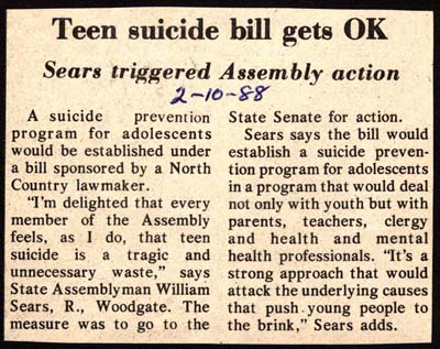 sears teen suicide prevention bill gets ok february 2 1988