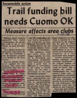 trail funding bill needs cuomo ok may 18 1988