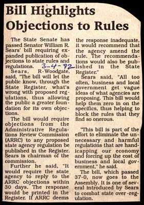bill highlights objections to rule march 4 1992