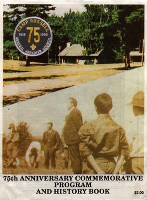 camp russell 75th anniversary commemorative program 1993