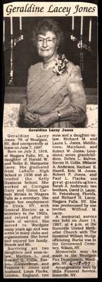 jones geraldine lacey daughter of harold w and nellie e marquette lacey obit june 7 1997
