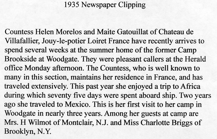 de morelos gallery (091) 1935 newspaper clipping