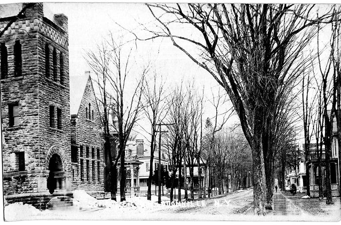 1 C Winter view up Schuyler St