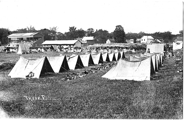 3 H Troop F encampment