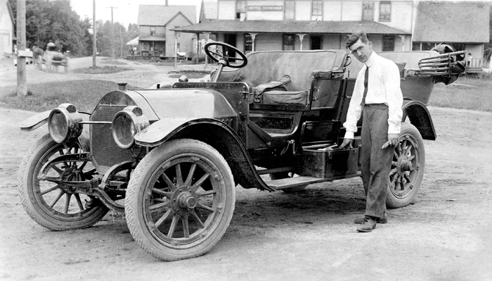 013 myers collection forestport ny gentleman with automobile and hotel donovan