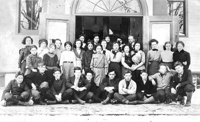 026 myers collection forestport ny school children and staff