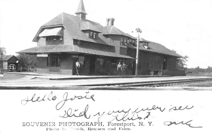 039 myers collection forestport ny train station